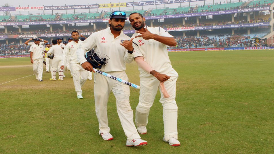 Dhawan had been included in the Test squad in place of right hander Murali Vijay who had sustained an injury on his right wrist, earlier this month.