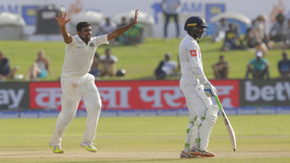 As soon as he reached his half-century, Ashwin added another world record to his cabinet. He became the fastest to score 2000 runs and take 275 wickets in Test cricket. (Photo: AP)