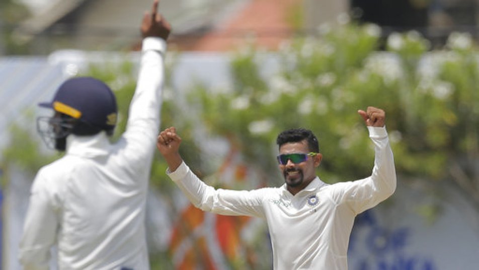 Jadeja second fastest Indian to reach 150 Test wickets