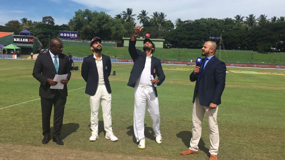Virat Kohli won the toss and decided to bat first for third time in a row in the Test series.(Photo: BCCI)