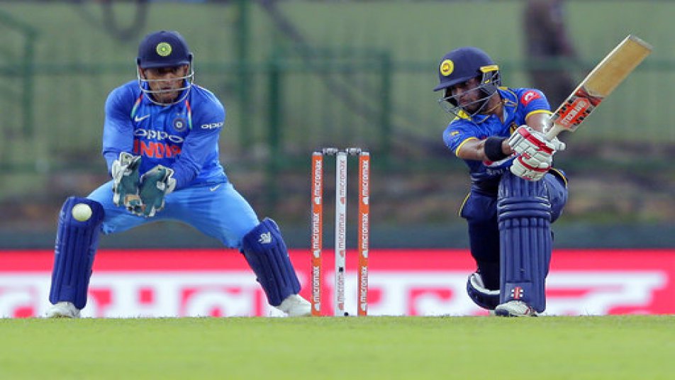 Dhoni achieved the feat in his 301st ODI when he whipped off the bails to remove Akila Dananjaya off leg-spinner Yuzvendra Chahal's bowling. (Photo: AP)