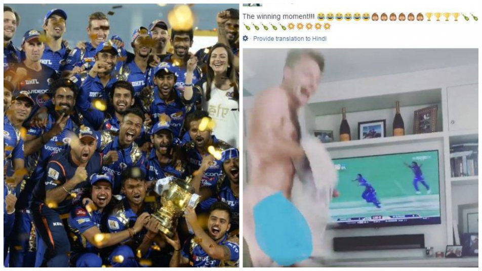 Buttler drops his towel in unique celebration after Mumbai wins IPL