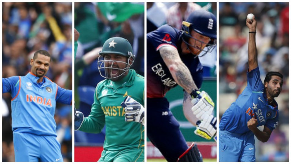 Three Indians in ICC's Champions Trophy XI, Sarfraz to  lead