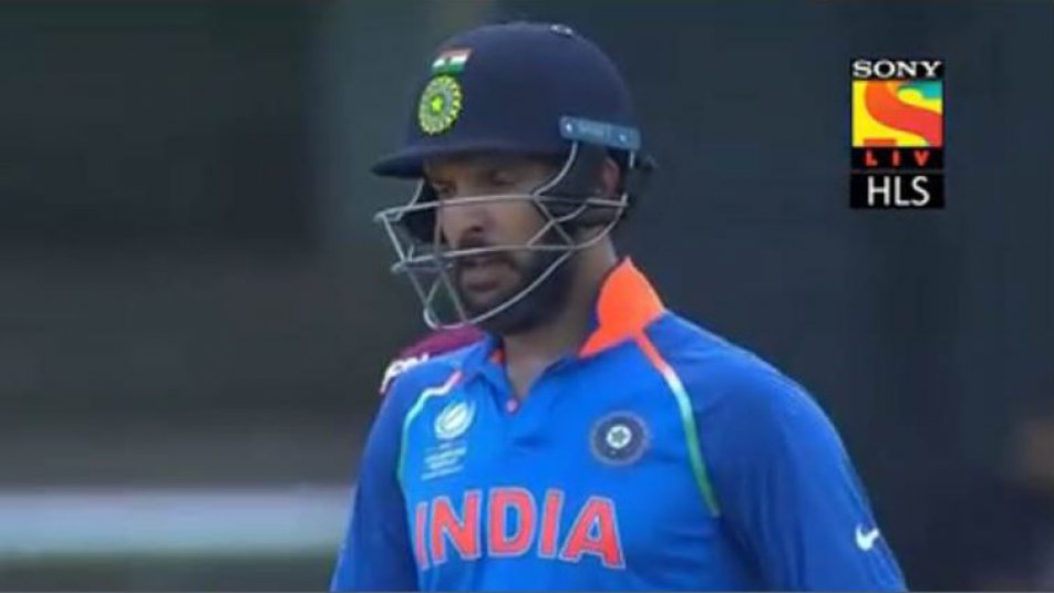 Superstition or mistake? Yuvraj wears Champions Trophy jersey in West Indies