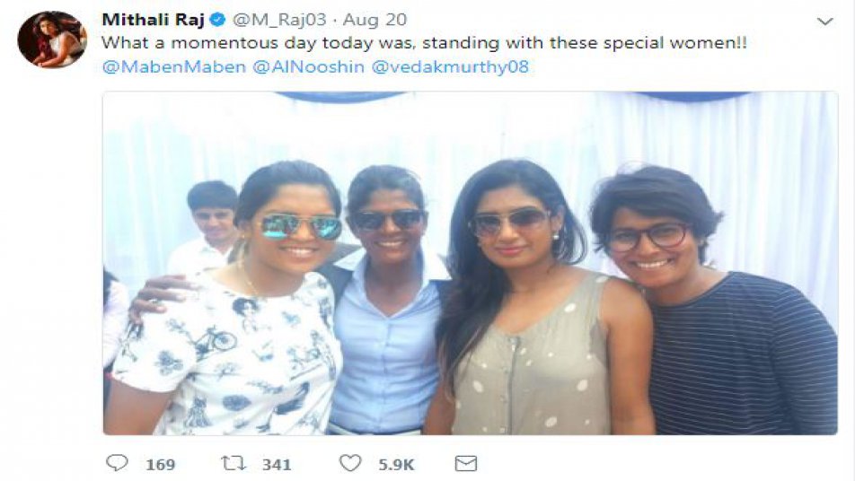 Mithali Raj slams twitter user for derogatory comment