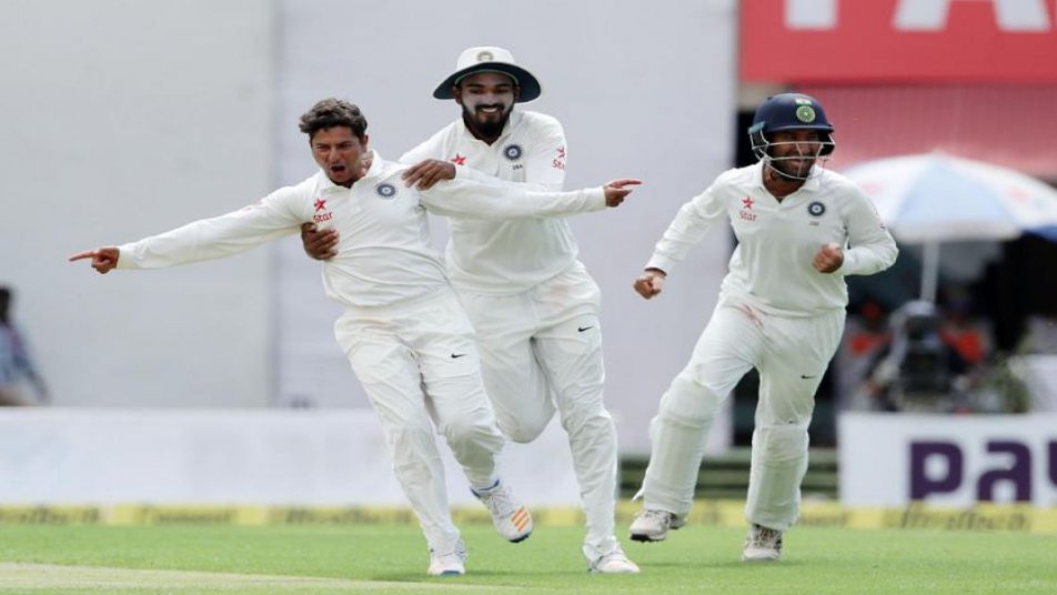 Kuldeep Yadav becomes first Chinaman bolwer to represent India