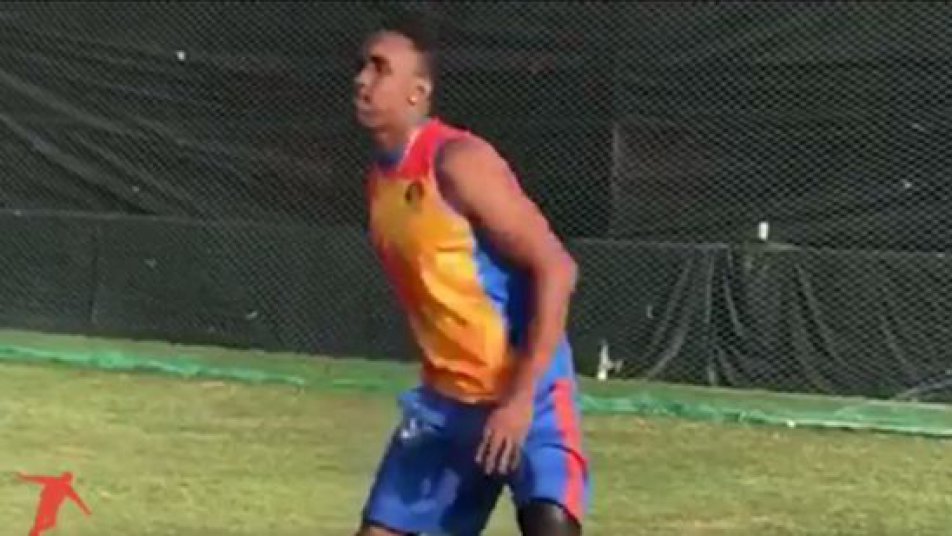 The powerful West Indian posted on his Twitter account which read I'm so looking forward to getting back on the park again feels good to be a part of full training again (@Twitter)