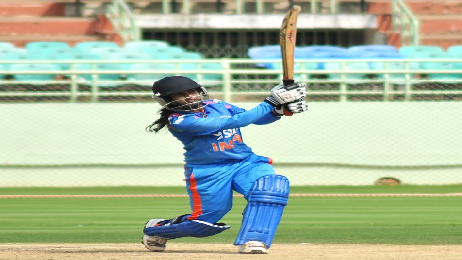The right-armer became the first women cricketer to hit 7 consecutive ODI fifties. 