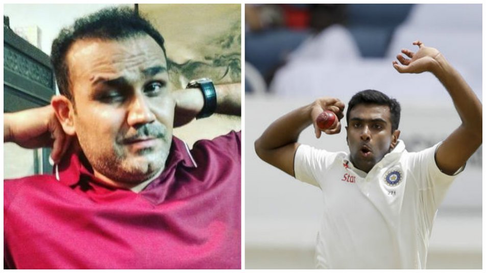 Ashwin tries to troll Sehwag but gets badly trolled in return