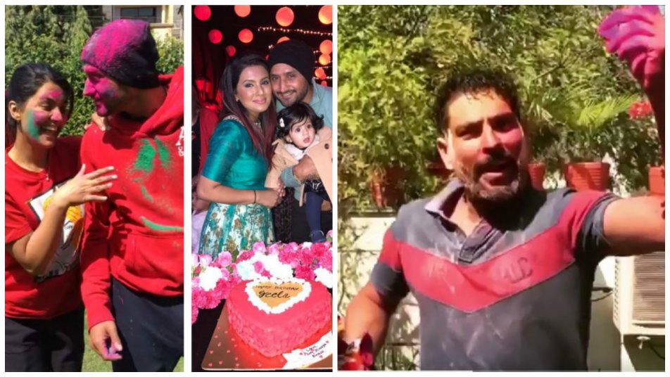 This is how Indian cricketers from past and present celebrated Holi
