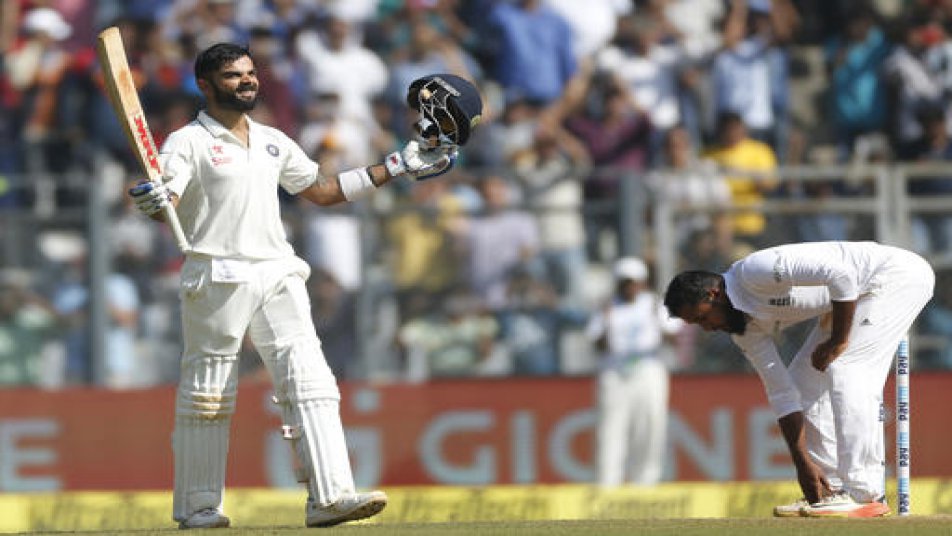 WORLD RECORD: 4 double centuries in 4 consecutive Test series for Virat Kohli