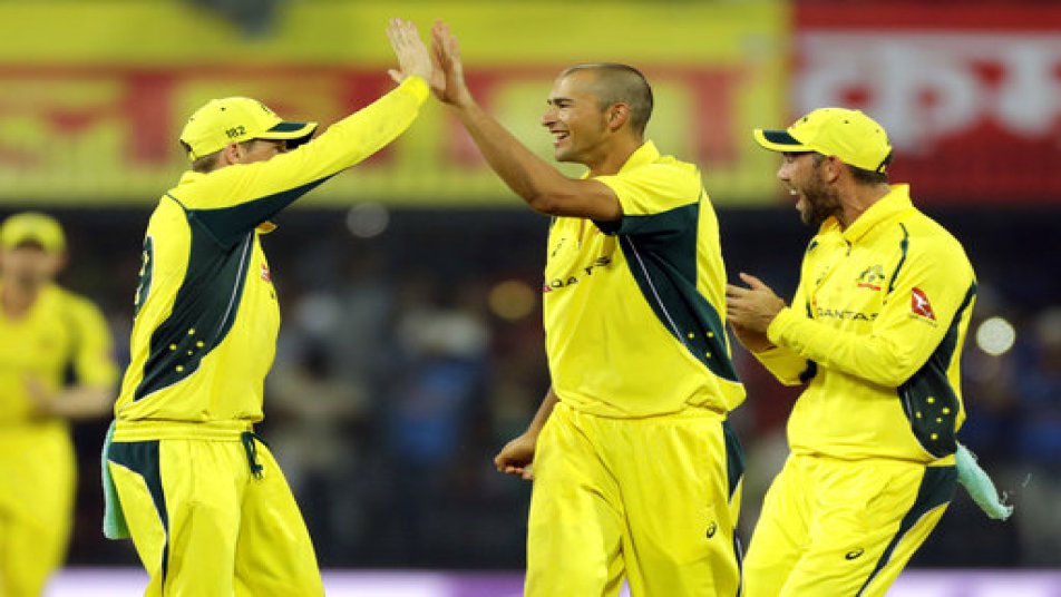 Australia T20 squad: Steve Smith (c), David Warner, Jason Behrendorff, Dan Christian, Nathan Coulter-Nile, Aaron Finch, Travis Head, Moises Henriques, Glenn Maxwell, Tim Paine, Kane Richardson, Adam Zampa, Andrew Tye