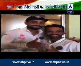 Watch Team India celebrate their win against Sri Lanka in the dressing room