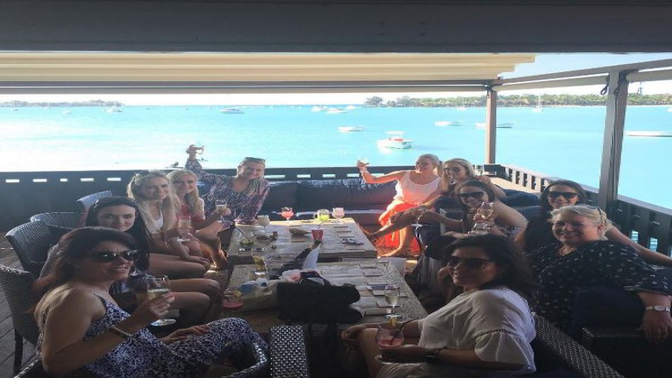 Picture of Sasha's pre-bachelorette party.