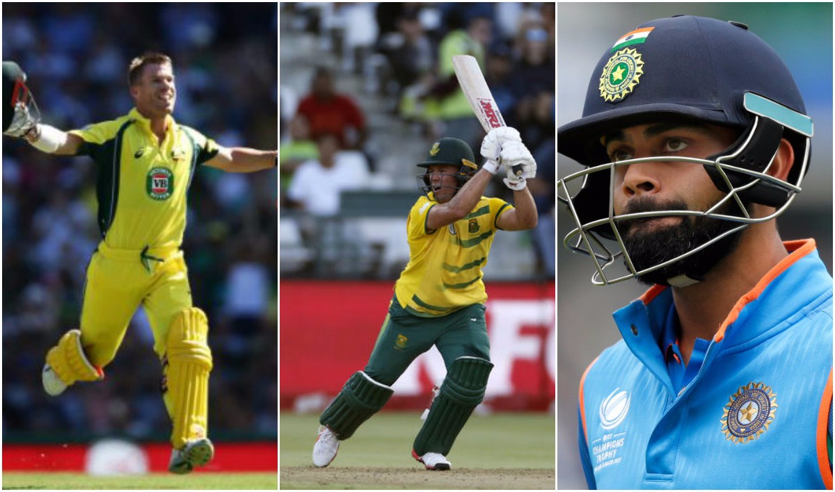 AB de Villiers leapfrogs Kohli, Warner at top of ODI rankings