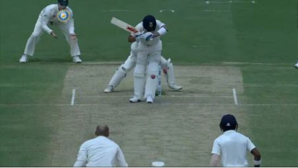 This was the fifth occasion when Lyon had trapped Kohli – the most by any bowler. (Photo: BCCI)