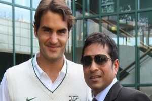 Check out when Roger Federer became Sachin Tendulkar