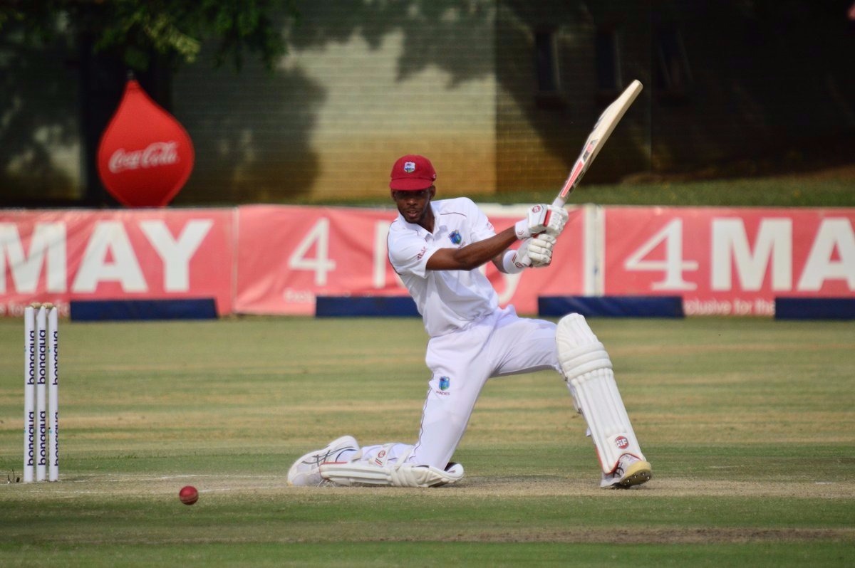 chase stars as windies build big lead against zimbabwe ZIM v WI: Chase stars as Windies build big lead