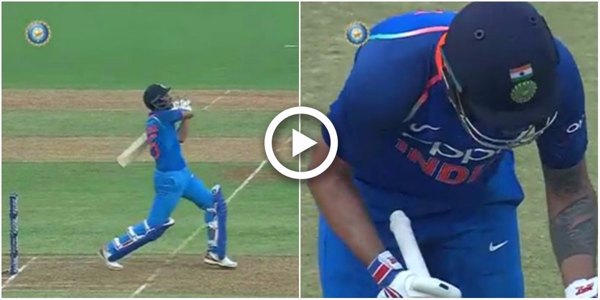 watch virat bows down to bhuvis six hitting prowess WATCH: Virat bows down to Bhuvi’s six-hitting prowess