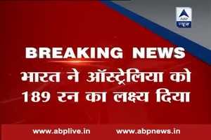 India make 188 against Australia in first T20