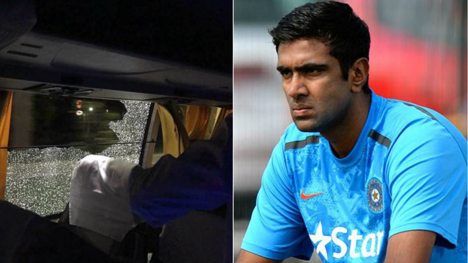 ashwin condemns attack on australian team bus 12509 Ashwin condemns attack on Australian team bus