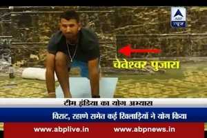 Cricket Ftafat: Team India participates in Yoga session