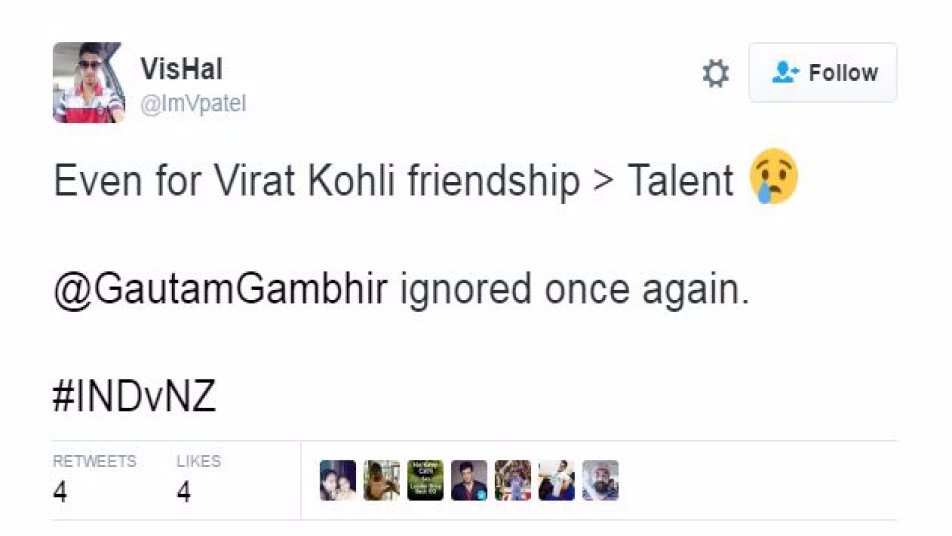 Gautam Gambhir Fans Target Virat Kohli And Selectors After Team Selection