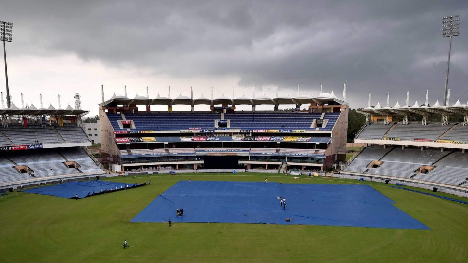 rain forces india to cancel practice 12403 Rain forces India to cancel practice