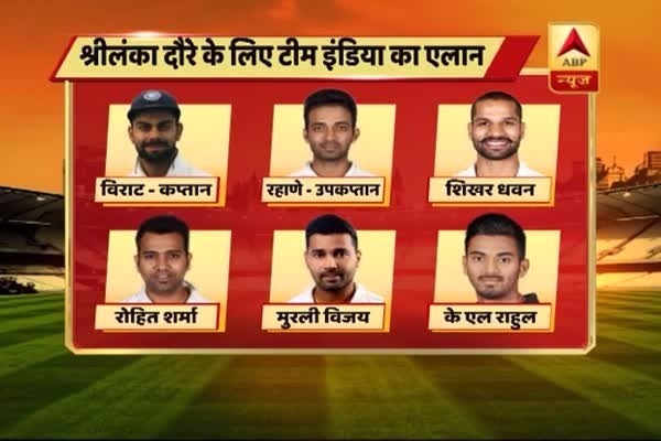 India's squad for Test series against Sri Lanka announced; Rohit Sharma to comeback