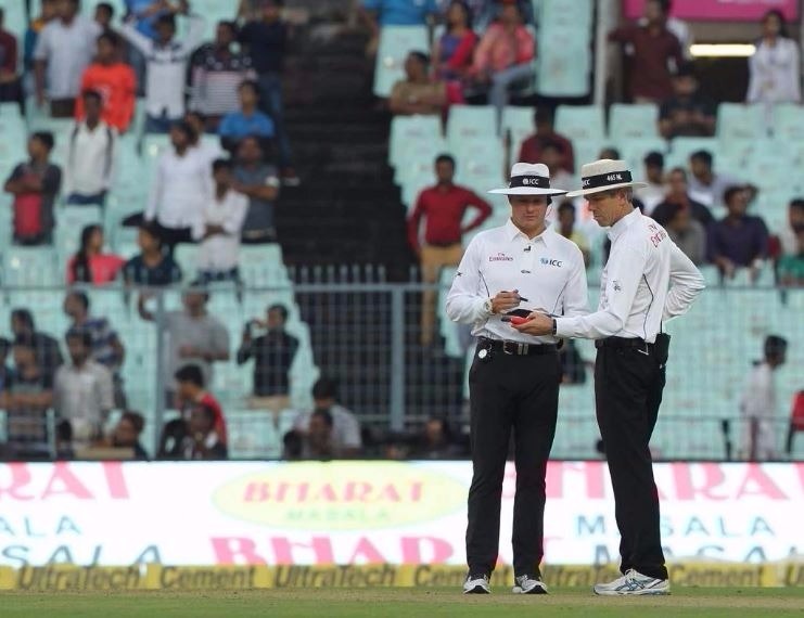 change of umpire in the middle of ind sl 1st test Umpire changes in the middle of IND-SL 1st Test