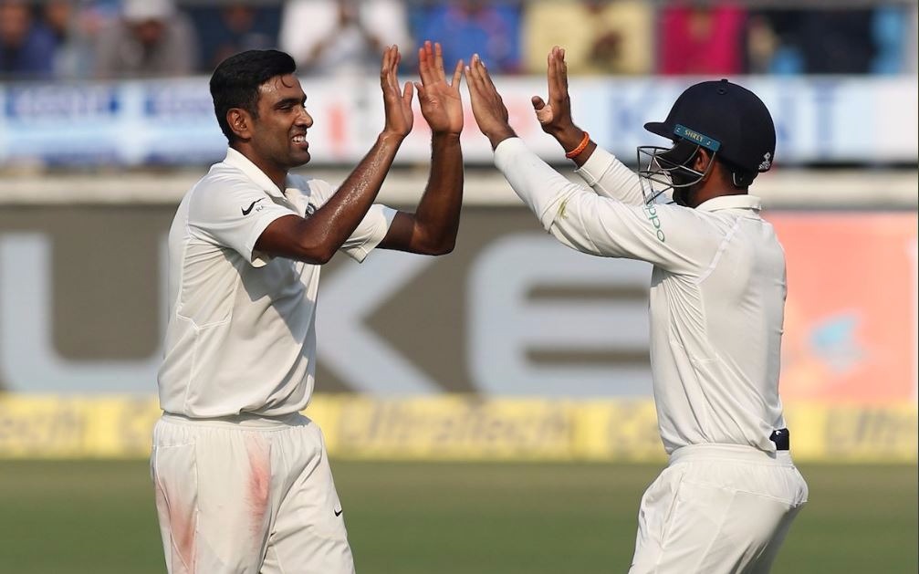 India off-spinner Ravichandran Ashwin became the fastest bowler to reach the milestone of 300 Test wickets today in his 54th match, breaking Dennis Lillee’s record during India's win over Sri Lanka in the second Test.