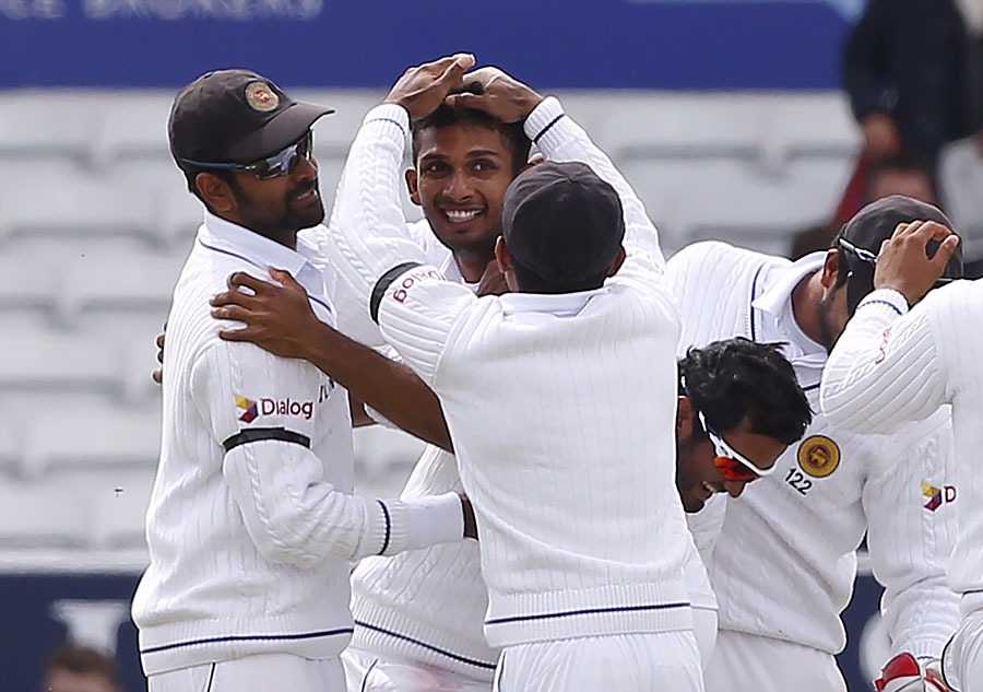 Youngsters Dasun Shanka and Dhananjaya de Silva has been rewarded for their impressive performances for the A team against West Indies. (Photo: AFP)