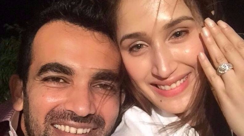 Zaheer and Sagarika were seen together for the first time during Hazel-Yuvraj’s wedding in December in 2016. And, they got engaged in low-key affair in April 2017.