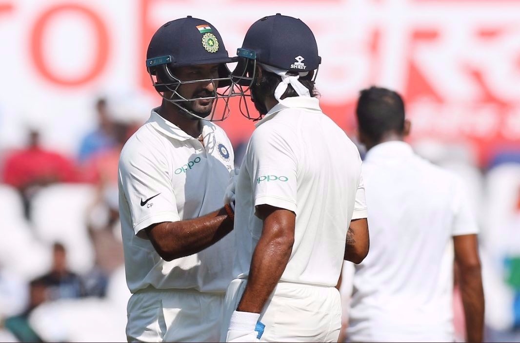 india vs sri lanka 2nd test murali vijay cheteshwar pujara centuries virat kohli take india top at nagpur Vijay, Pujara steamroll Sri Lanka with sparkling centuries