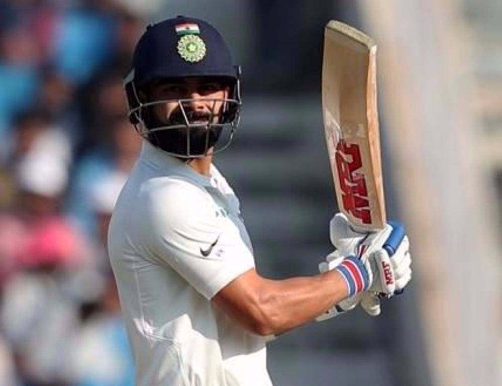 Kohli hits 19th ton, India reach 404 /3 at lunch