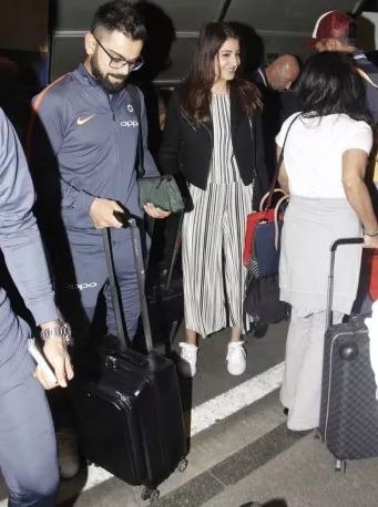 Virat-Anushka head to South Africa for New Year celebrations