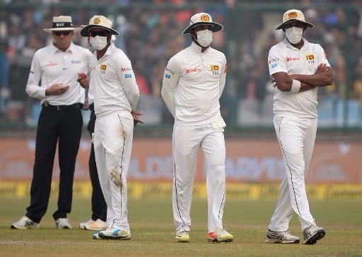 lanka go behind pollution masks after kohlis record double Lanka go behind pollution masks after Kohli's record double