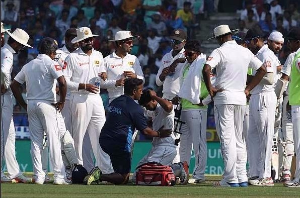 hit on head samarawickrama doubtful for rest of the test Hit on head, Samarawickrama doubtful for rest of the Test