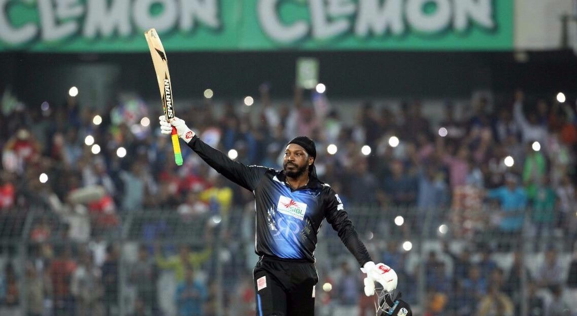 Gayle sends 51-ball 126-run reminder before IPL