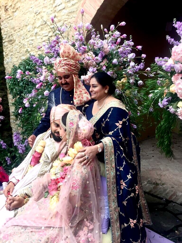 Interestingly, there were couple cricketers who marked their presence in the fairytale wedding ceremony.