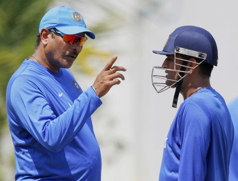 shastri slams dhonis critics says he can beat a 26 yr old in fitness Shastri slams Dhoni's critics, says he can beat a 26-yr-old in fitness