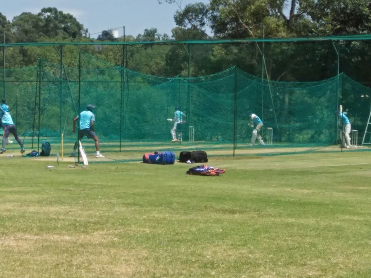 Team India got down to business at the Wanderers on Sunday with a practice session that lasted over three hours.