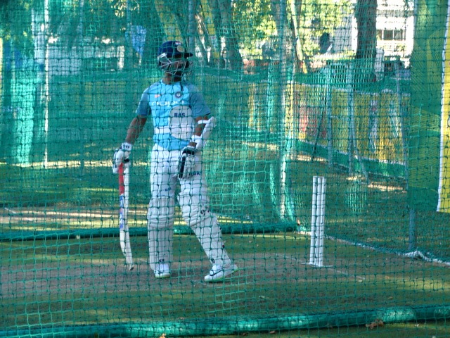 When Bhuvnehswar Kumar was rattling the South African top order with the new ball, Rahane picked up the bat, decided to grind it out in the practice area.