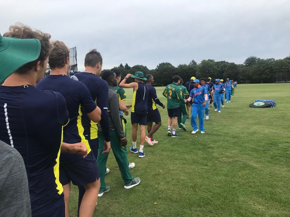 india u 19 beat south africa u 19 by 189 runs in warm up match India U-19 beat South Africa U-19 by 189 runs in warm-up match