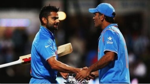 india finds virat backing from dhoni India finds 'Virat' backing from Dhoni