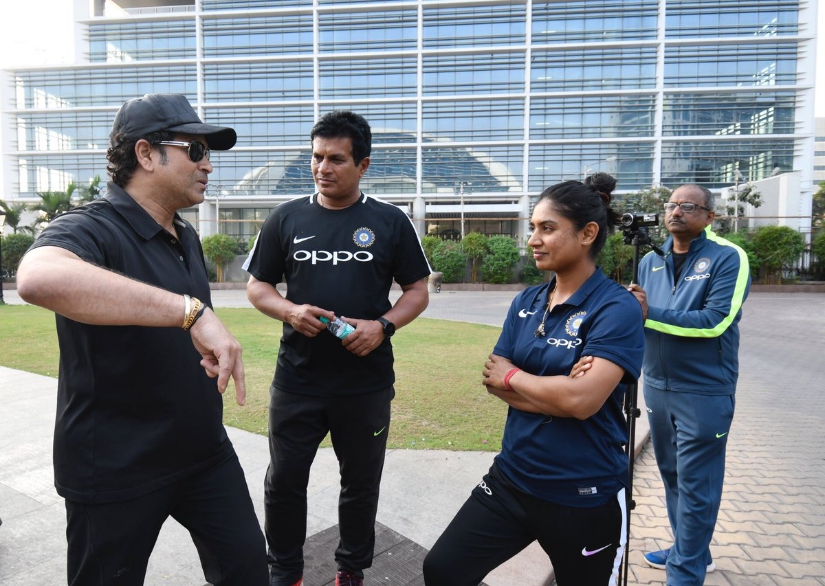 Tendulkar spoke to the members of the team captained by Mithali Raj, for over an hour, at the Mumbai Cricket Association's Bandra Kurla complex.