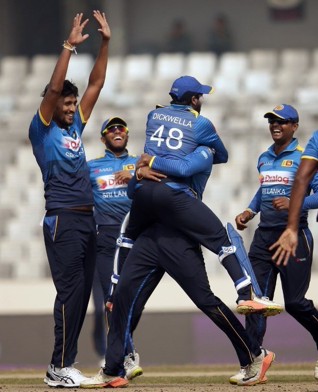 sri lanka rout bangladesh enter tri series final Sri Lanka rout Bangladesh; enter tri-series final