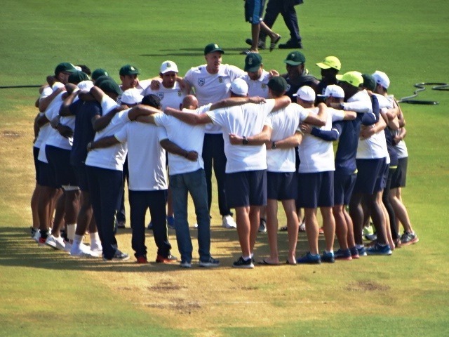 3 hours after beating India, South Africa send signal with celebration on pitch area