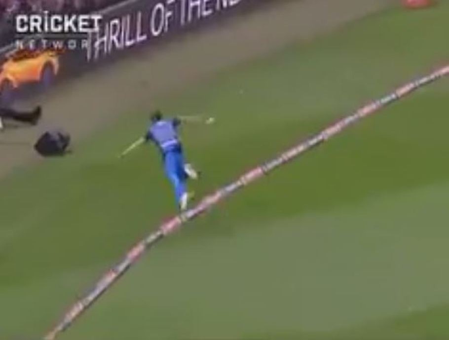 WATCH: One of the best relay catches in cricket’s history