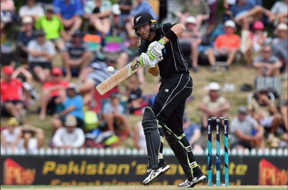 Guptill slugged his way to a century off 49 balls, a record for a New Zealander.